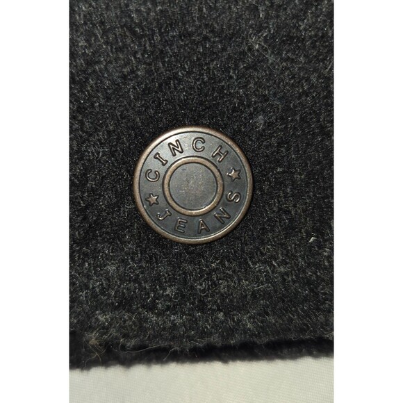 Cinch Men's Black Plaid Conceal Carry Wool Trucker Jacket MWJ1074004 2XXL Clean - Picture 9 of 16